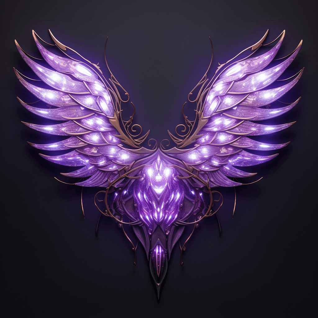 purple-angel-wings-in-dark